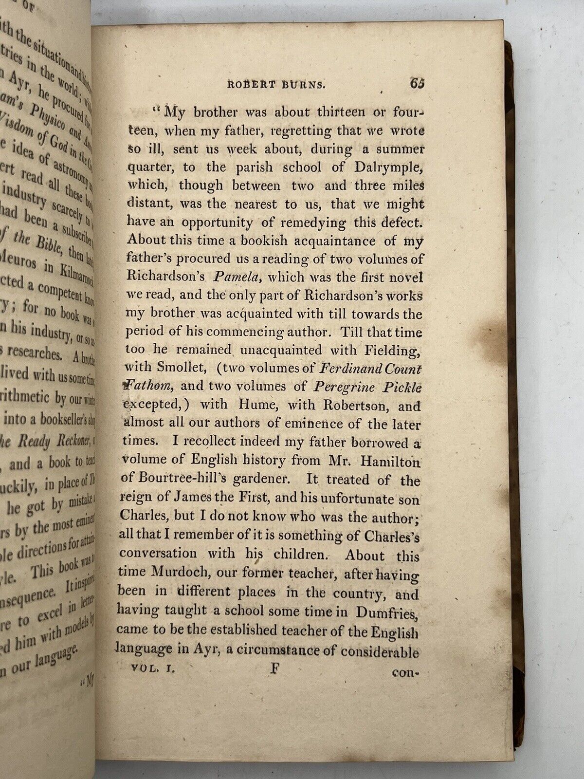 The Works of Robert Burns 1803 4th Edition