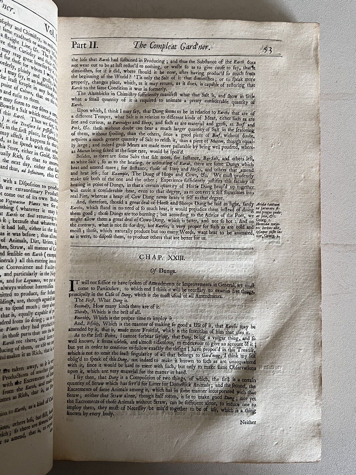 The Complete Gardner by John Evelyn 1693 First Edition