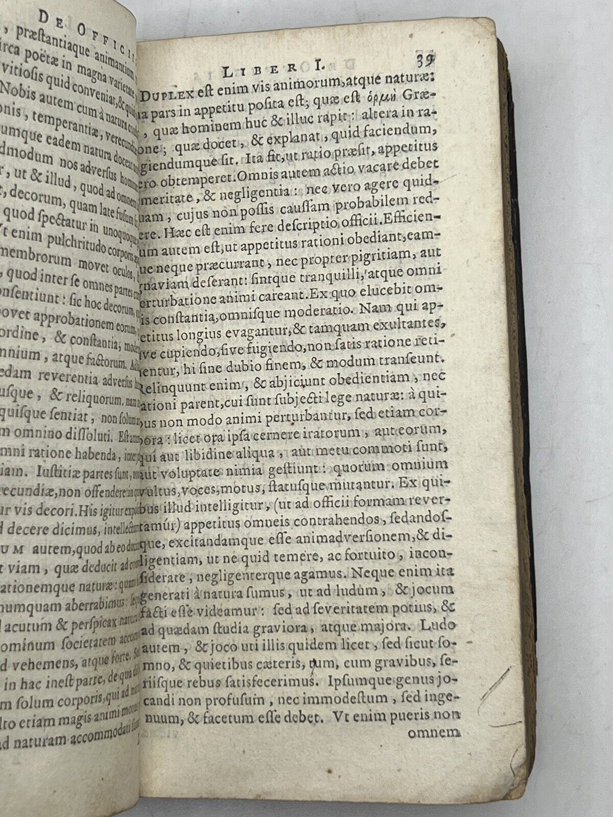 Cicero on Duties 1656 Elzevir Press
