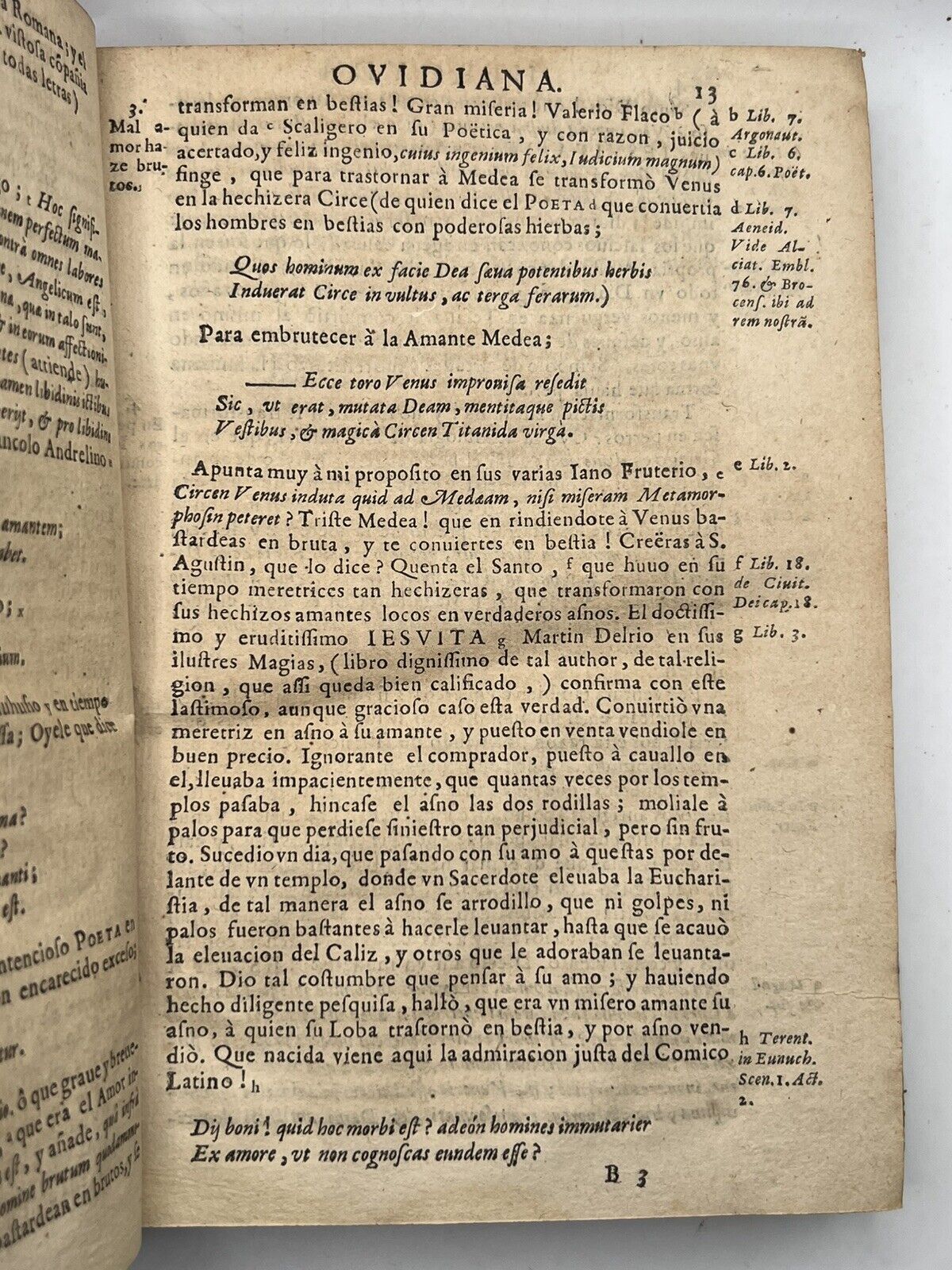Ovid's Heroides 1628 Sebastian de Matienzo Commentary
