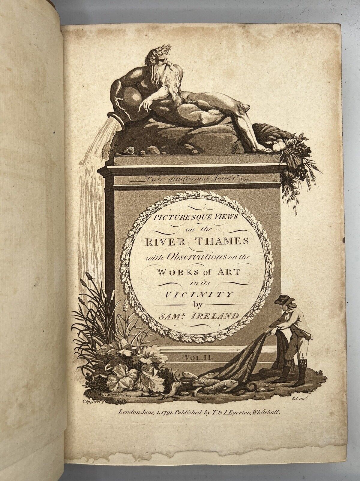 Picturesque Views on the River Thames by Samuel Ireland 1792 First Edition