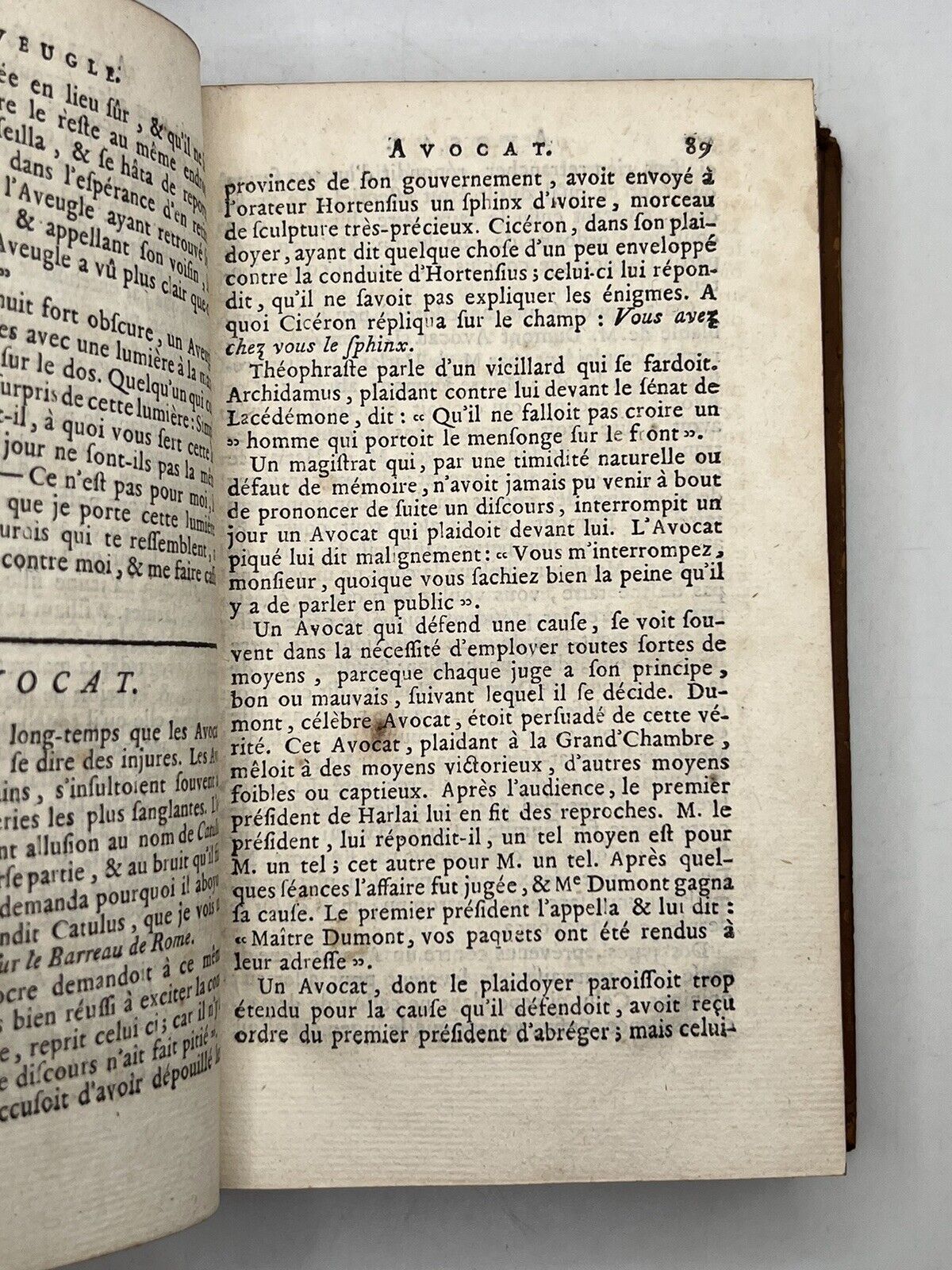 Dictionary of Anecdotes by Francois LaCombe 1766