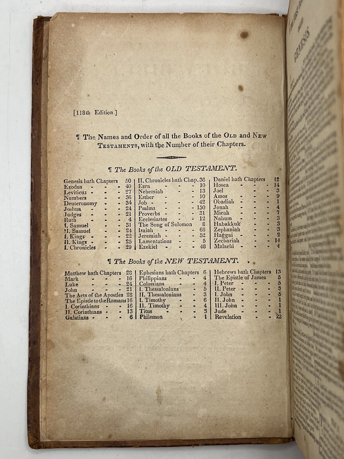 Antique King James Bible 1828 American Civil War Provenance