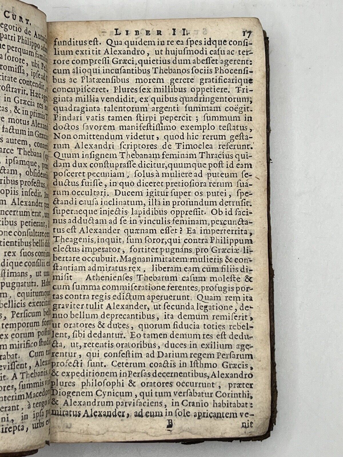 The History of Alexander the Great by Q. Curtius Rufus 1677 Elzevir Press