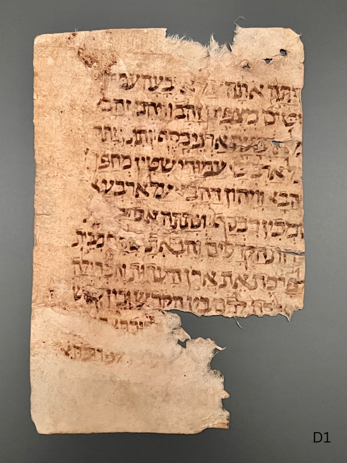 11th Century Biblical Hebrew Codex; Containing the Book of Exodus