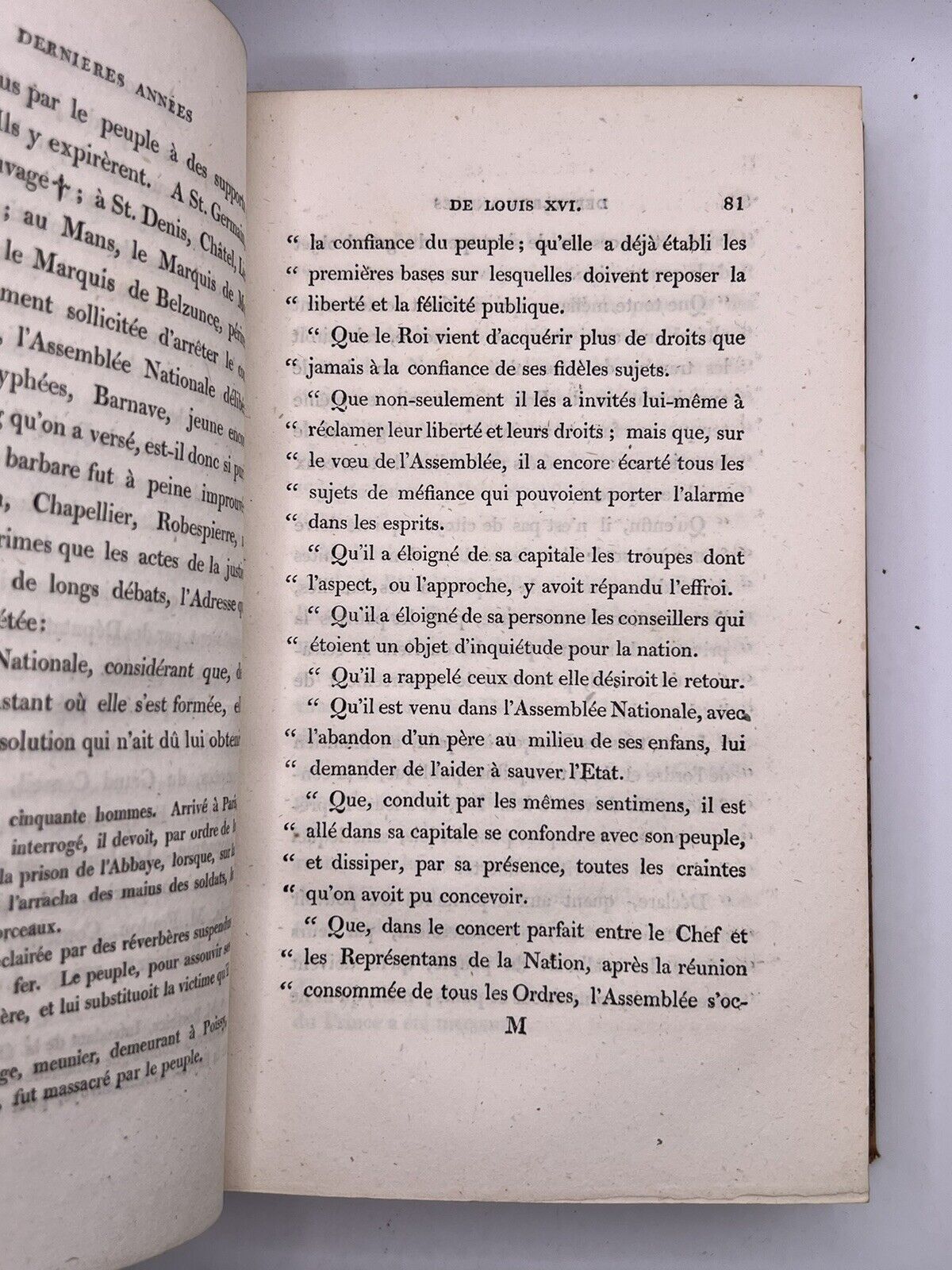 Life of Louis XVI by Francois Hue 1806