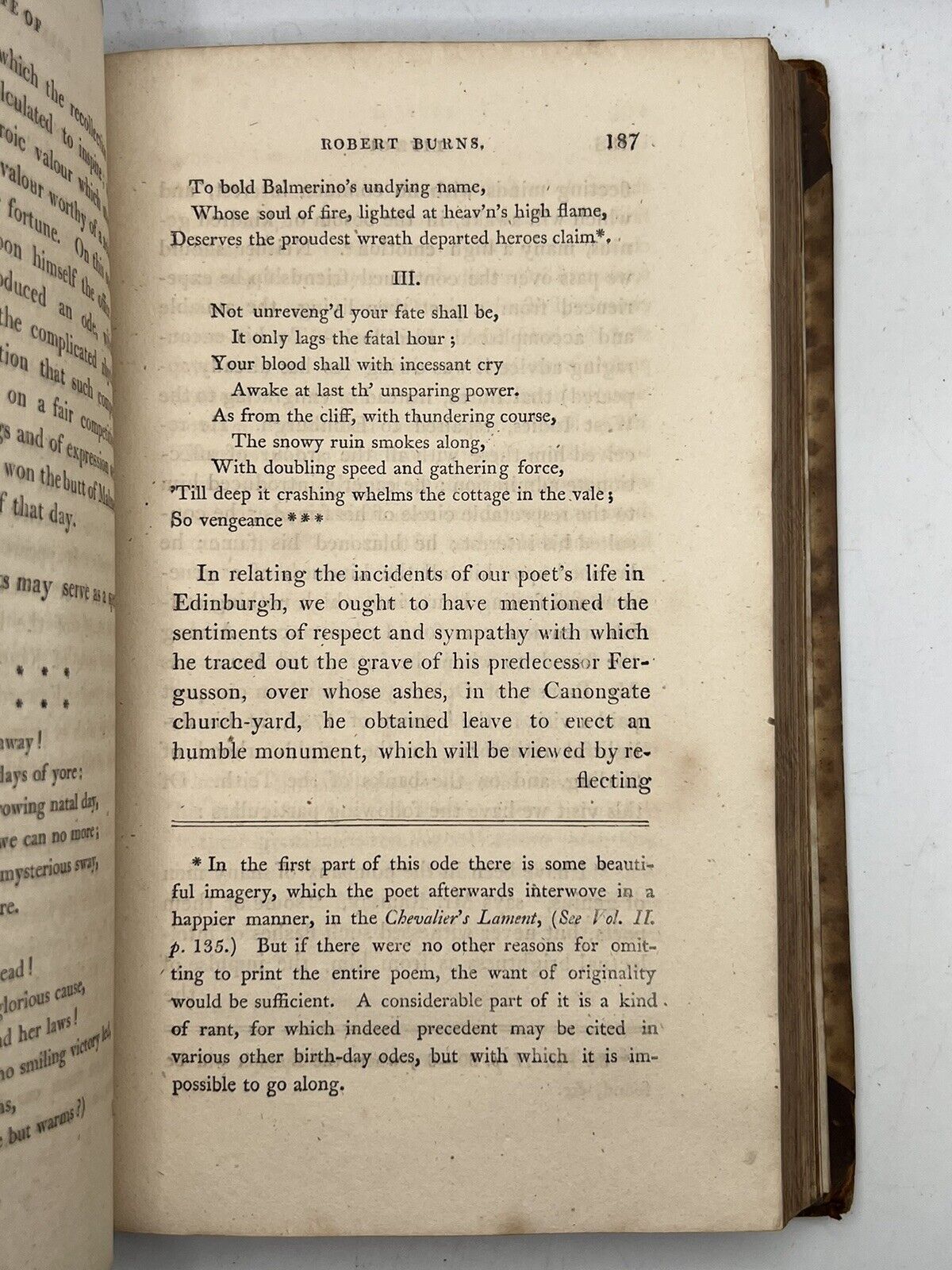 The Works of Robert Burns 1803 4th Edition