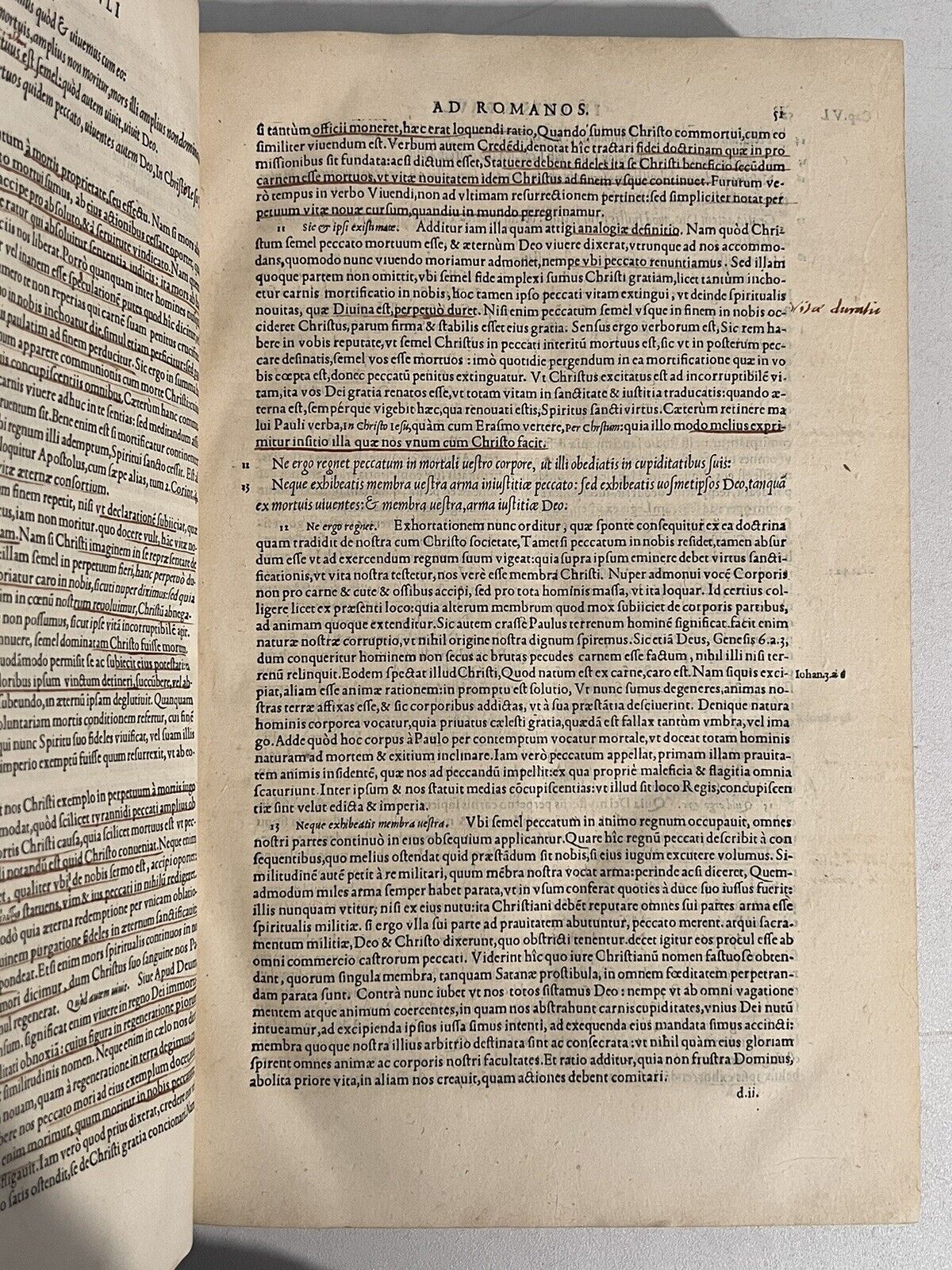 John Calvin's Commentaries 1556 First Edition