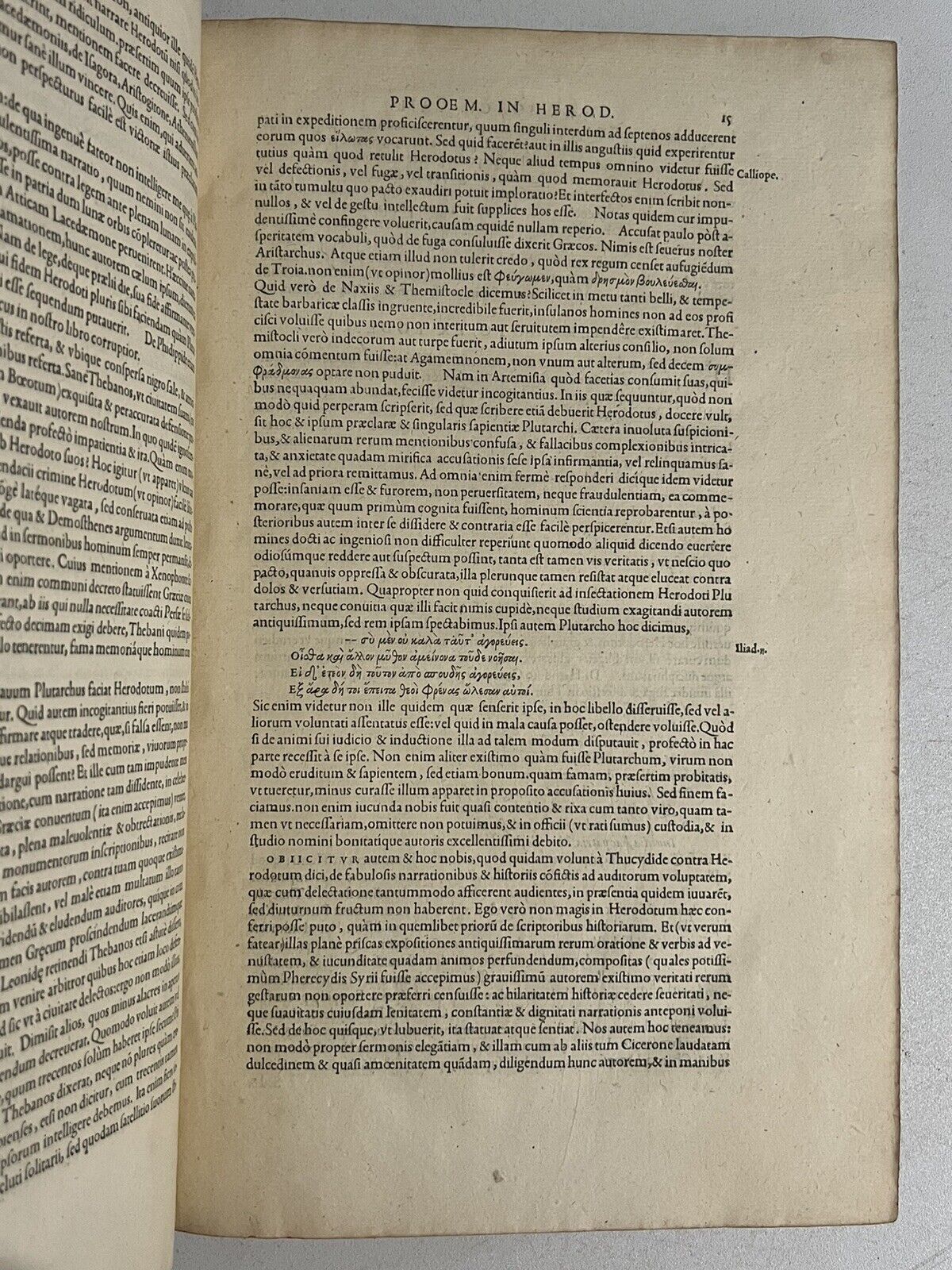 Herodotus Historia 1566-70: Estienne Folio
