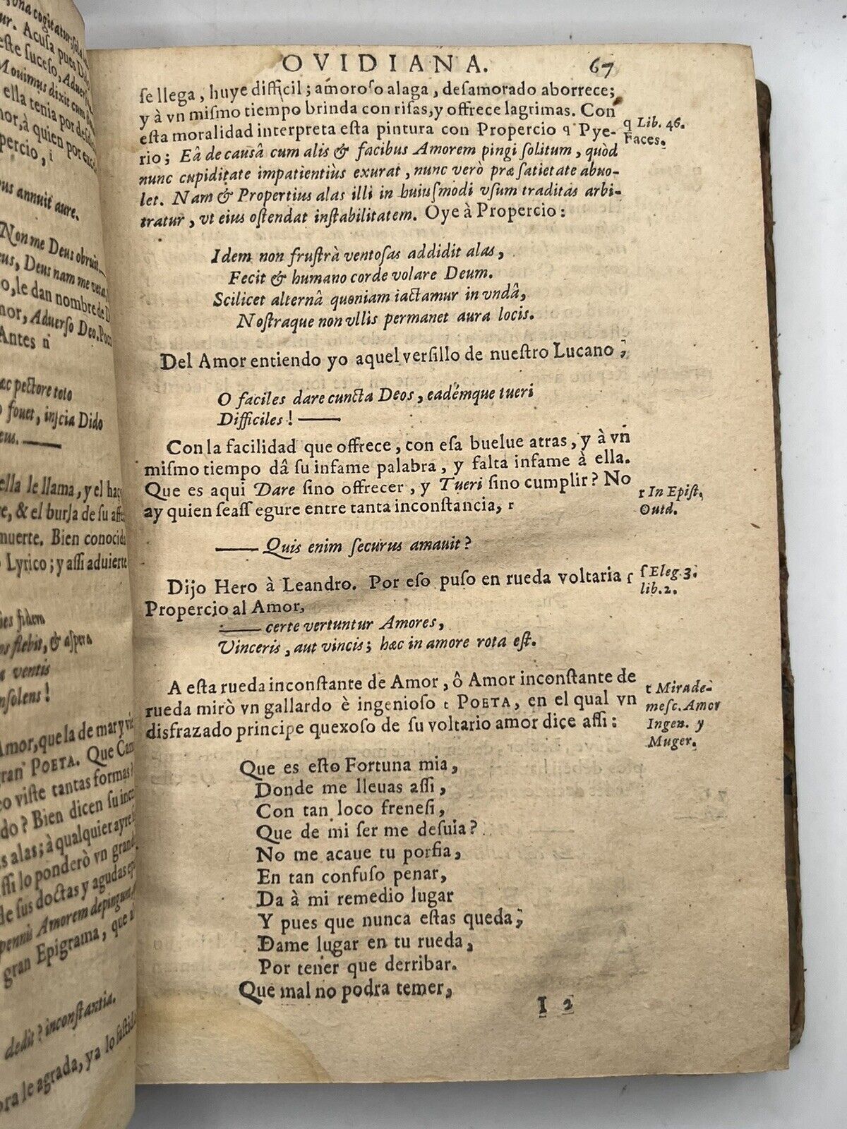 Ovid's Heroides 1628 Sebastian de Matienzo Commentary