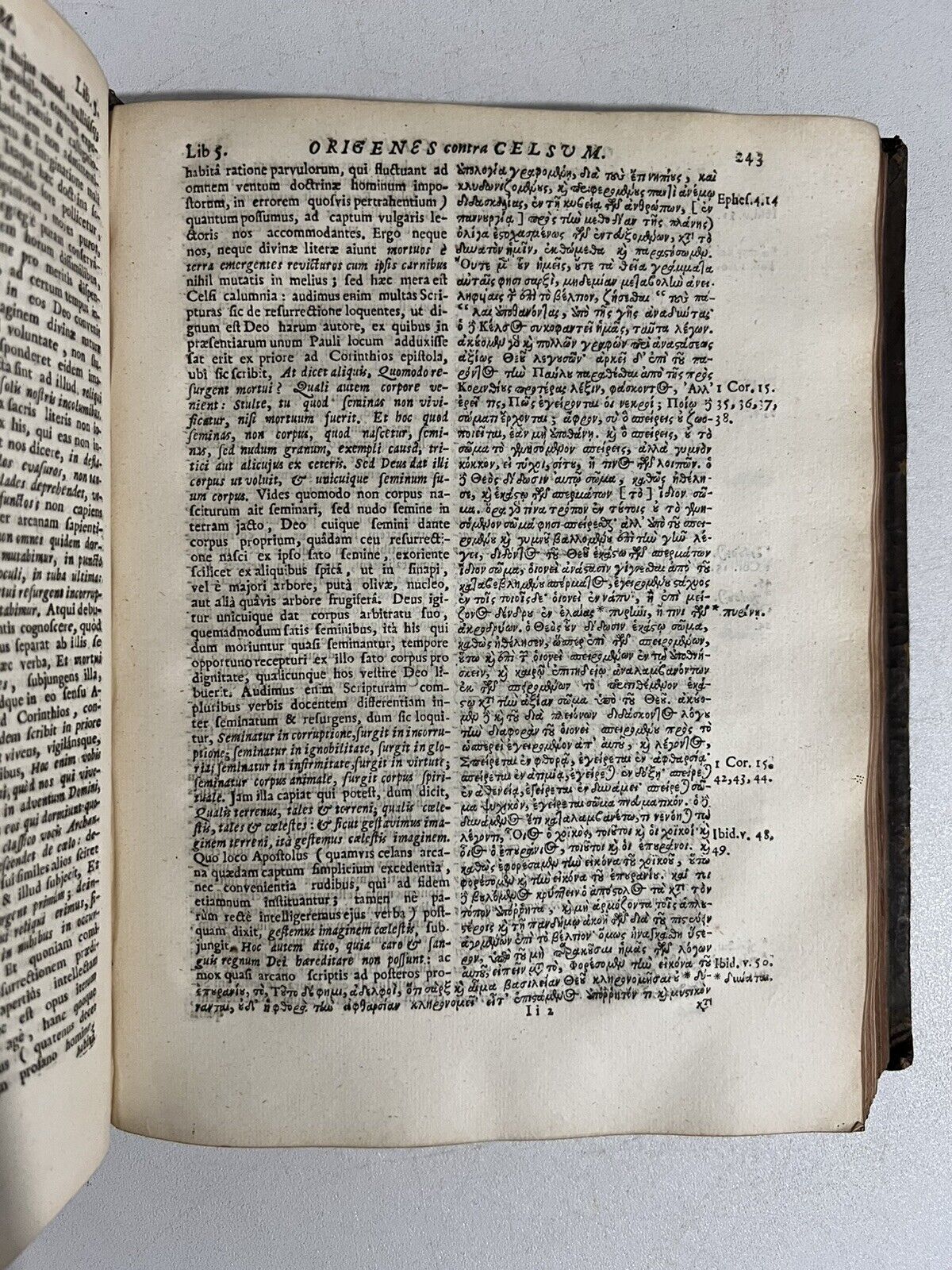 Origen's Contra Celsum 1677