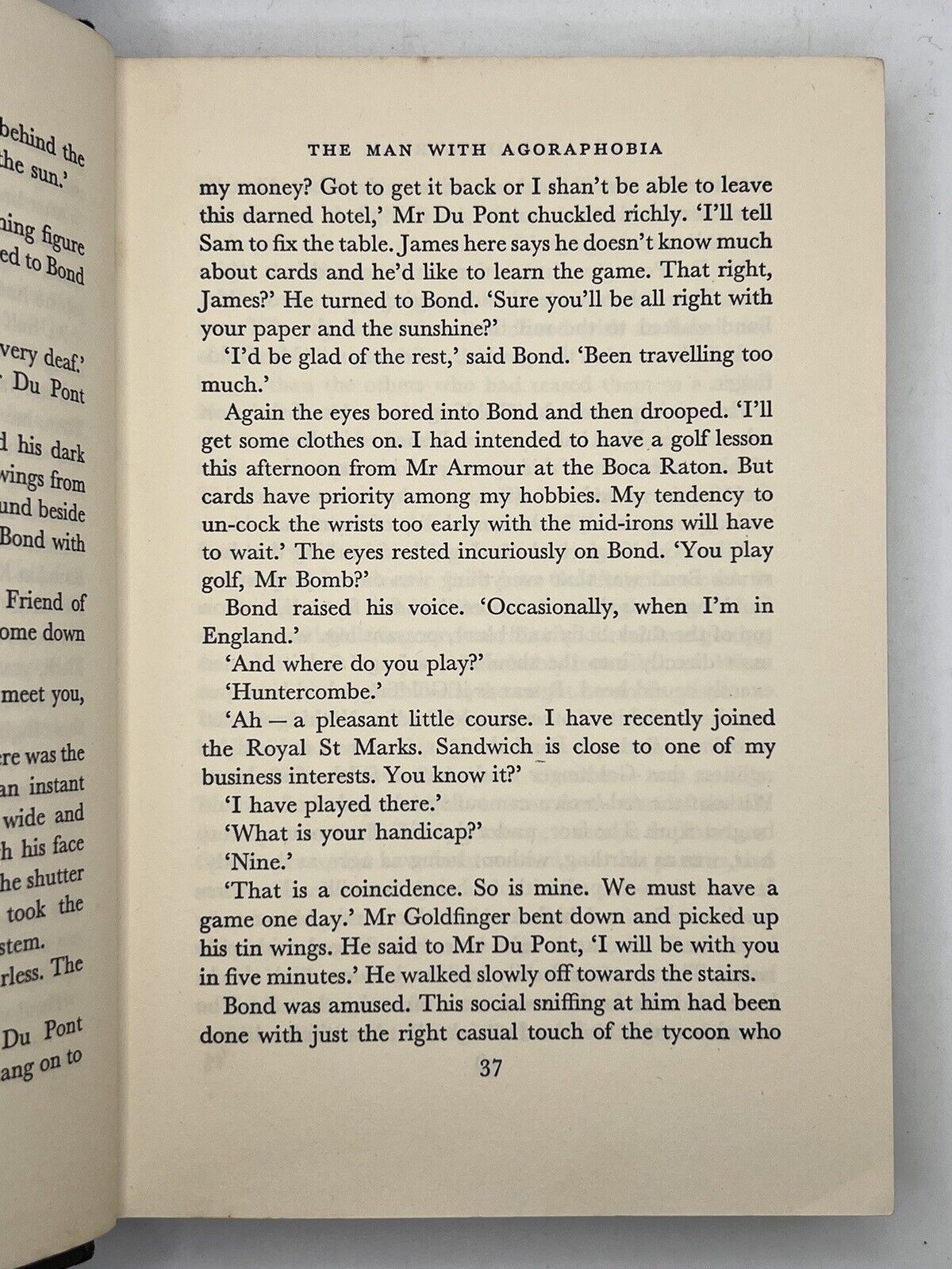 Goldfinger by Ian Fleming 1959 First Edition Second Impression