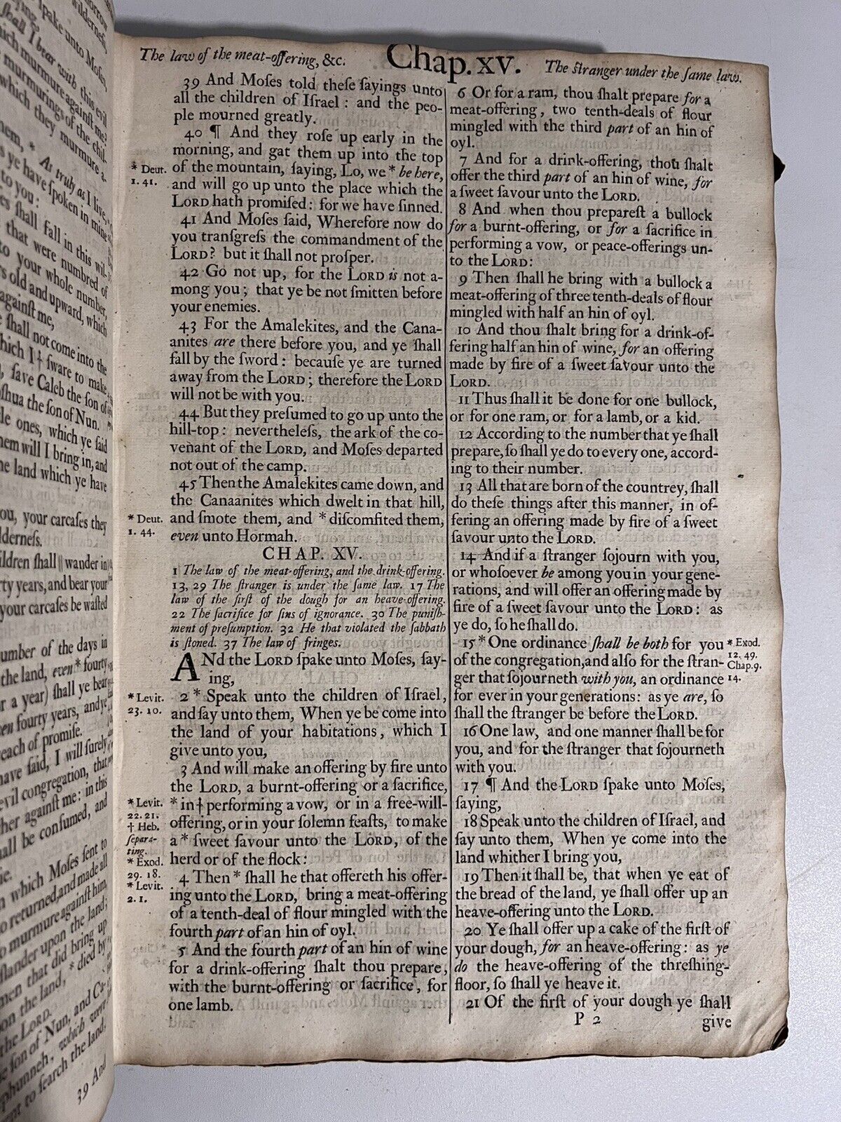 Antique King James Bible 1685