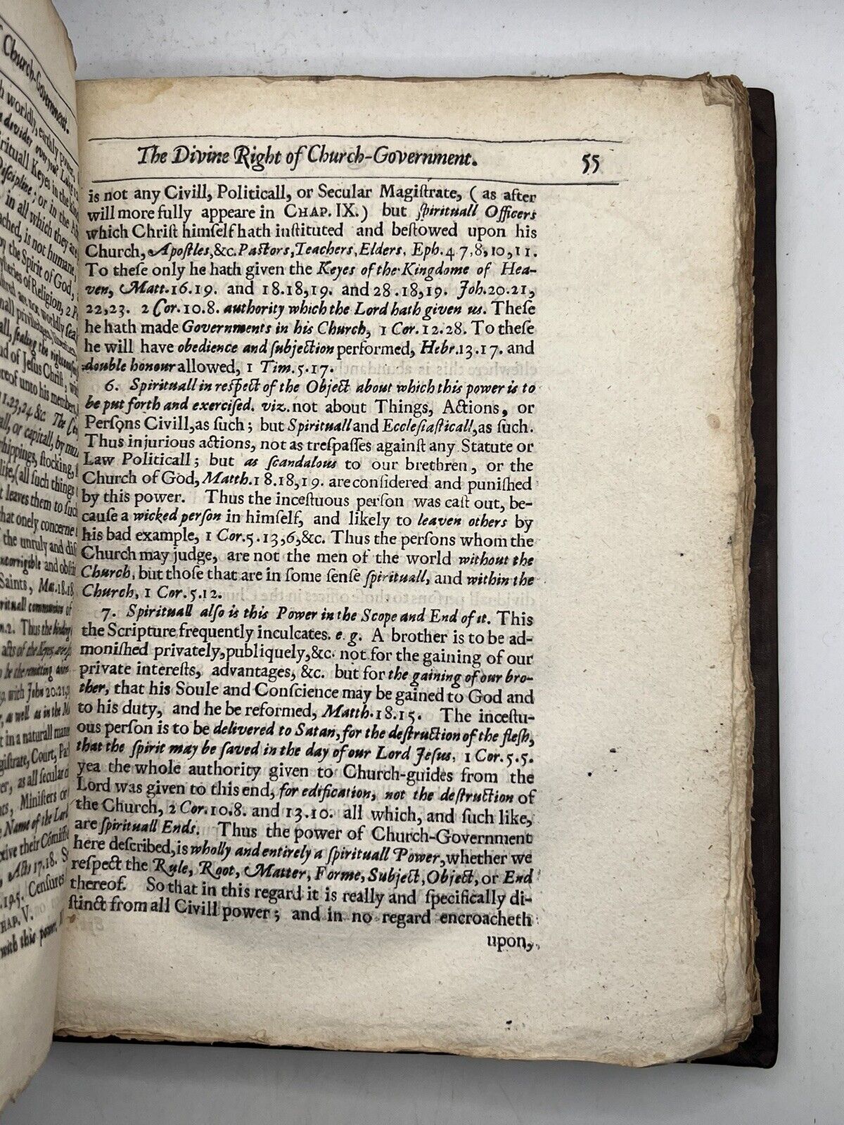 The Divine Right of Church-Government 1646