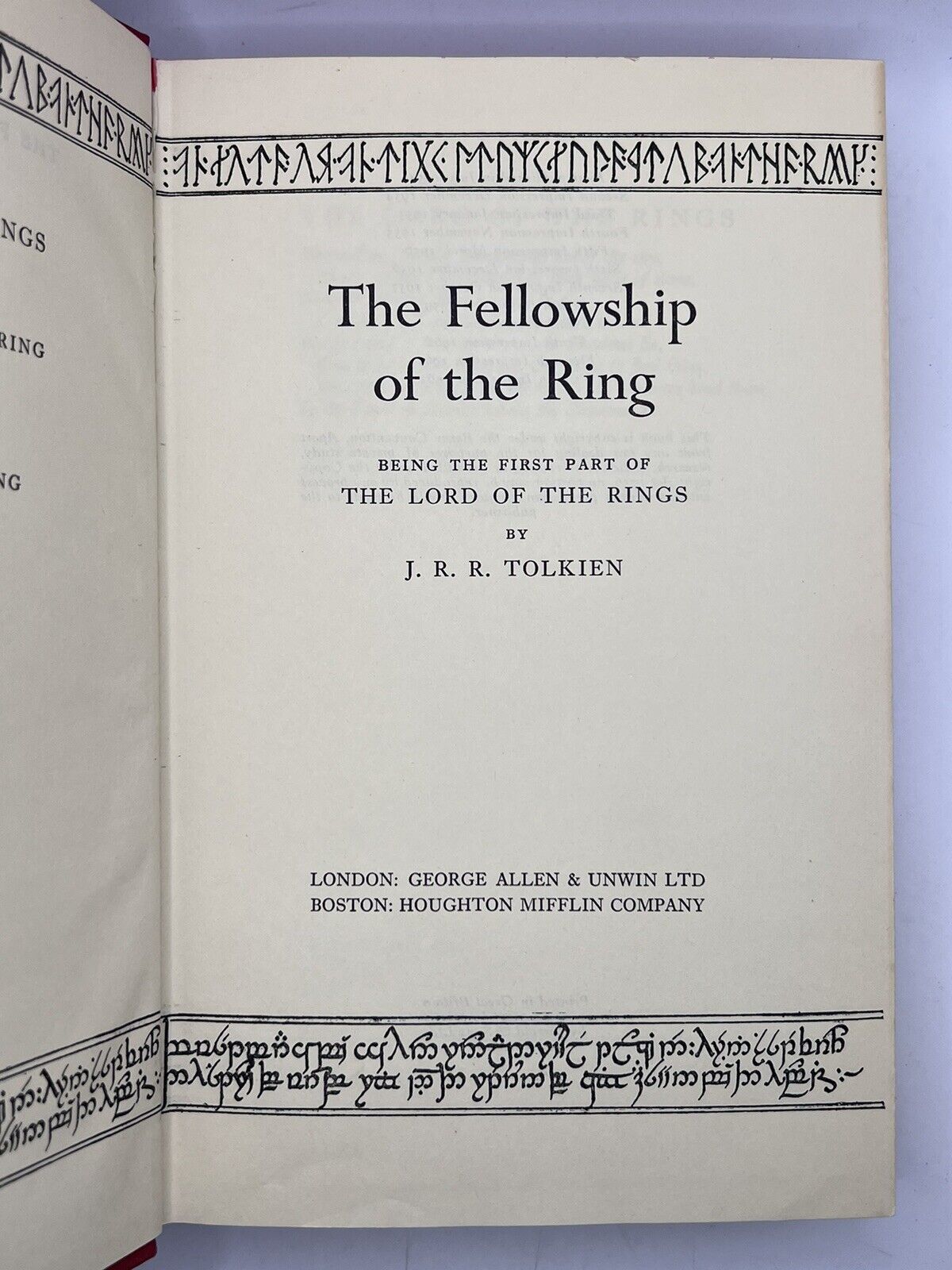 The Lord of the Rings by J.R.R. Tolkien First Edition Set with Original Dust Jackets!