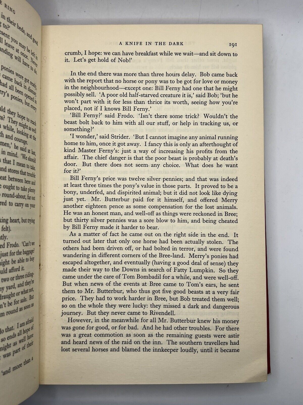 The Fellowship of the Ring by J.R.R. Tolkien 1954 First Edition Second Impression