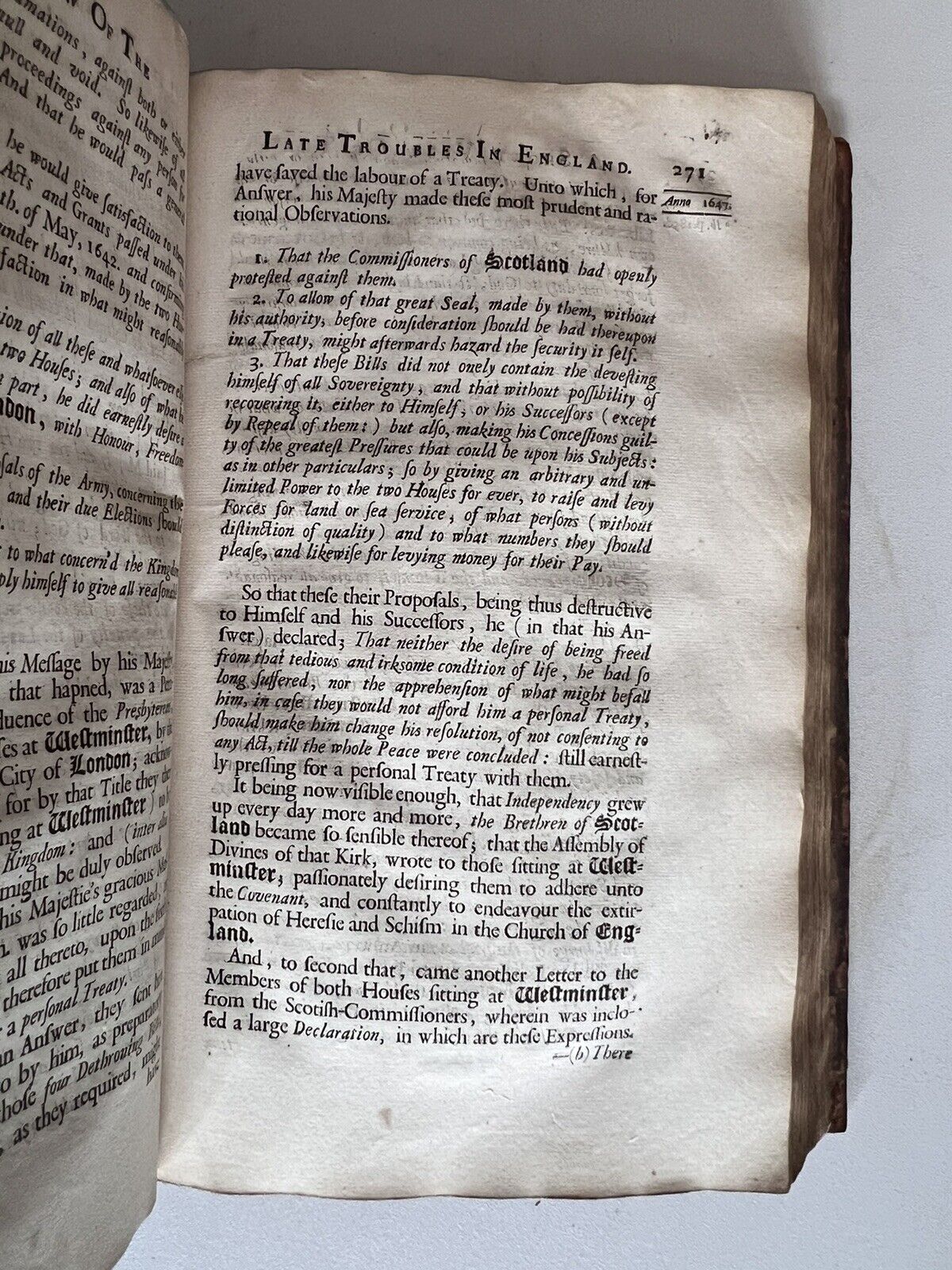 A View of the Troubles in England by William Dugdale 1681