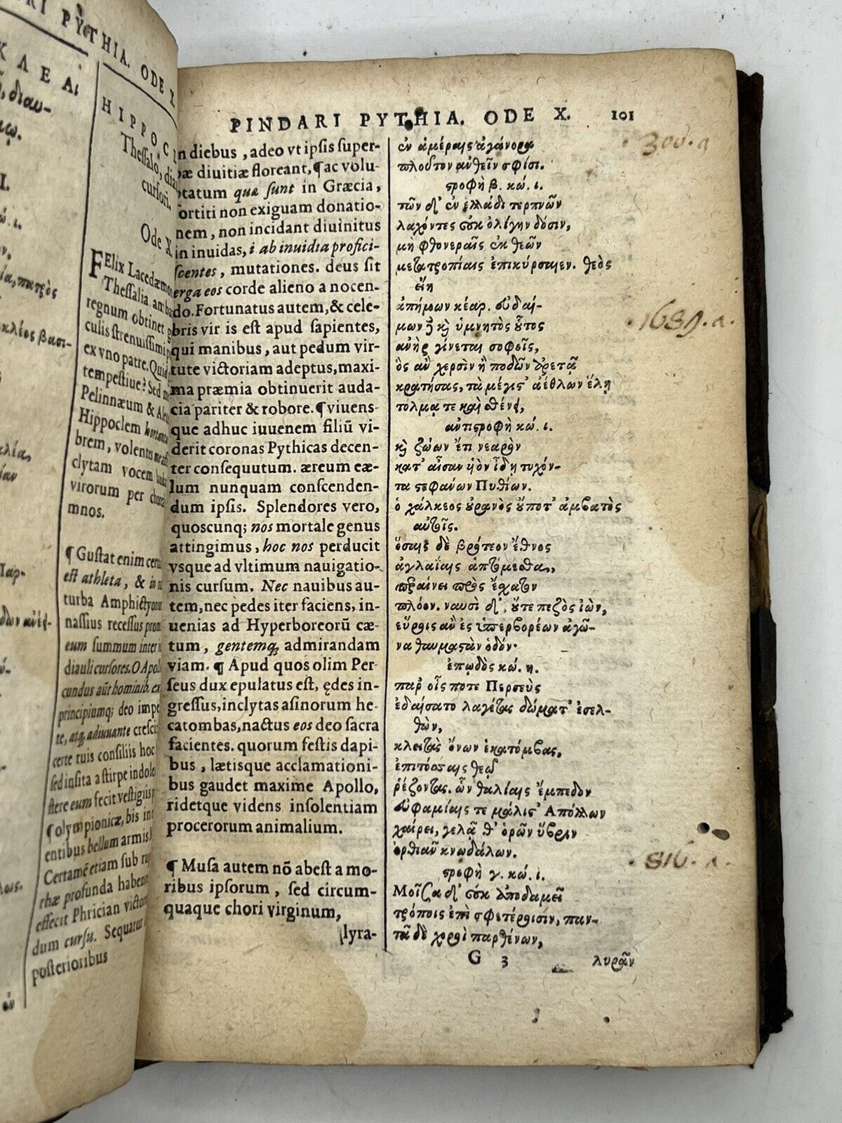 Pindar's Odes 1598 - with Sappho, Anacreon, etc .