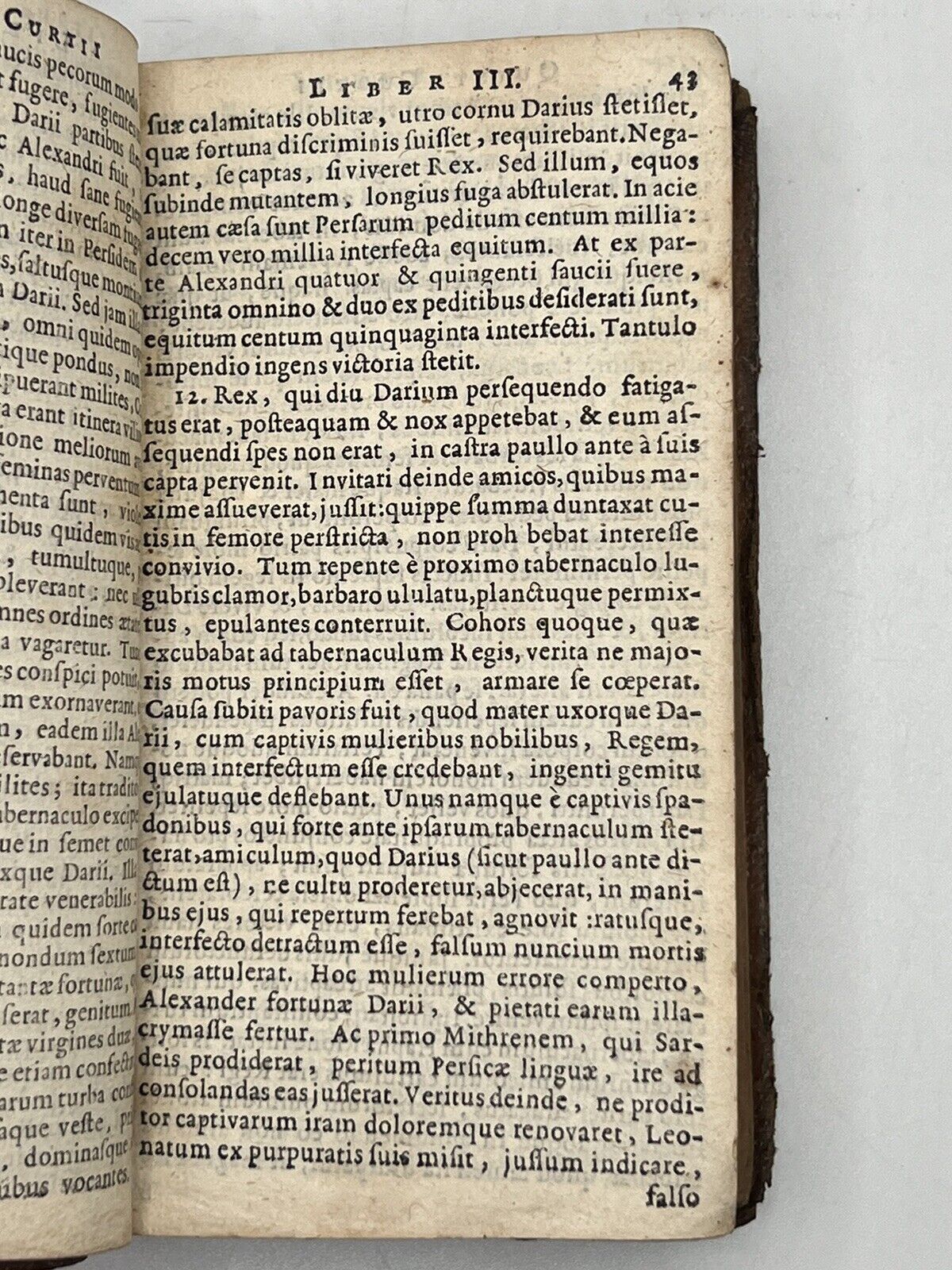 The History of Alexander the Great by Q. Curtius Rufus 1677 Elzevir Press