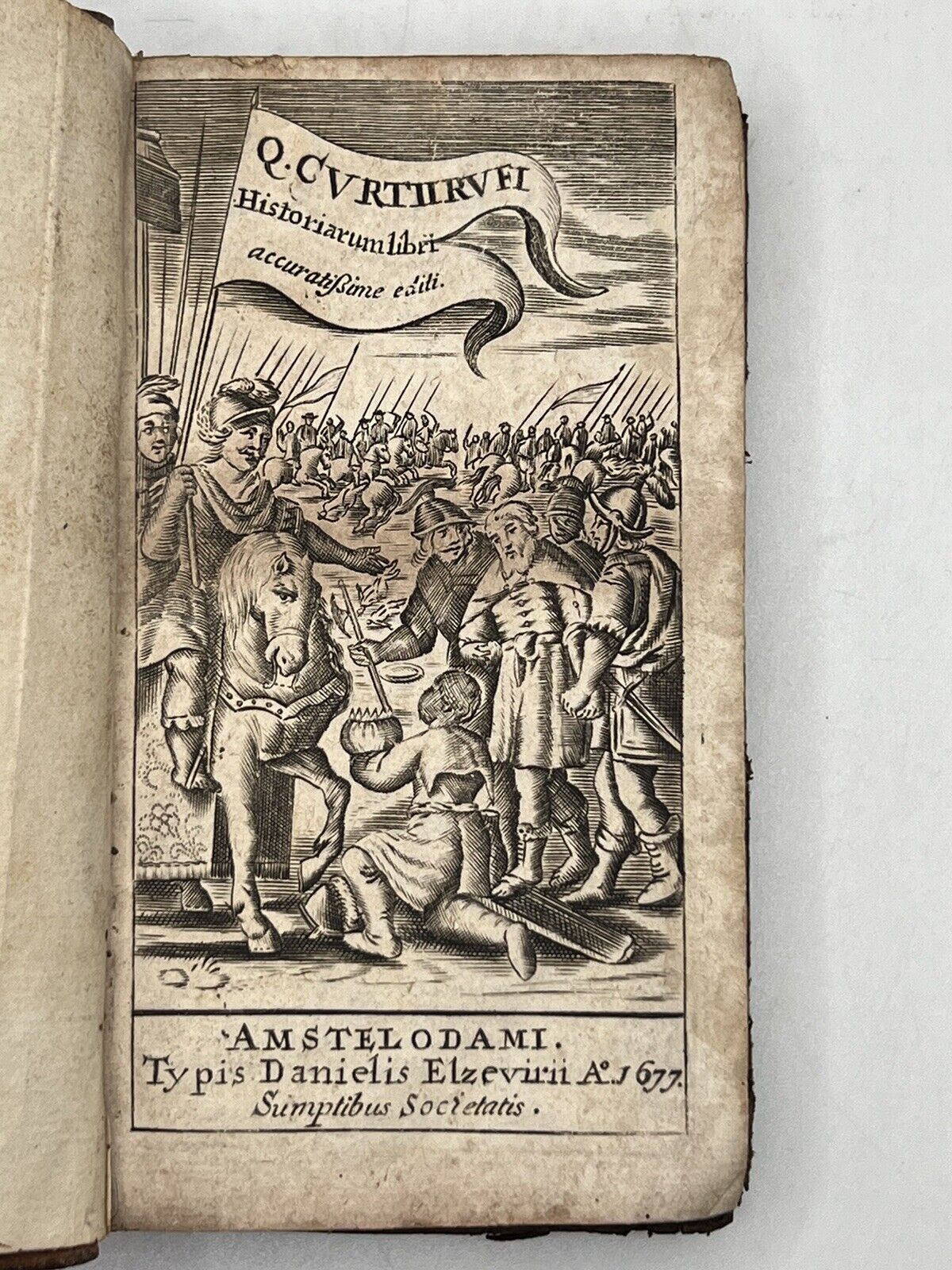 The History of Alexander the Great by Q. Curtius Rufus 1677 Elzevir Press