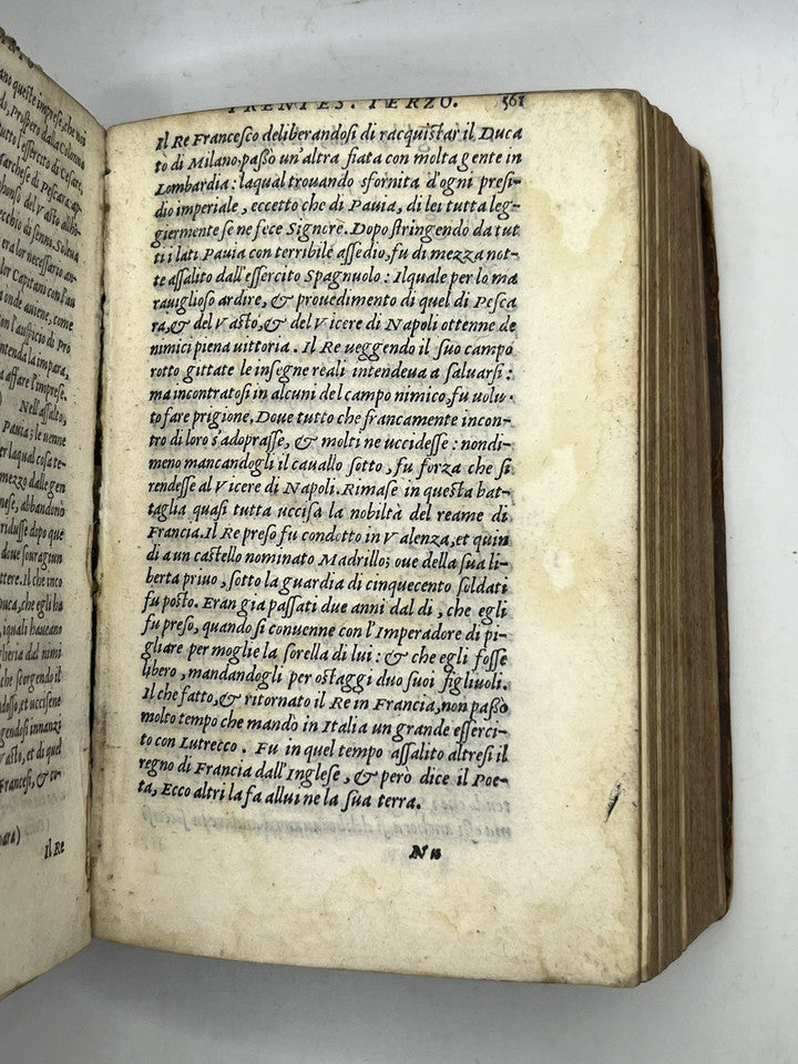 Orlando Furioso by Ludovico Ariosto 1549 Post-Incunable
