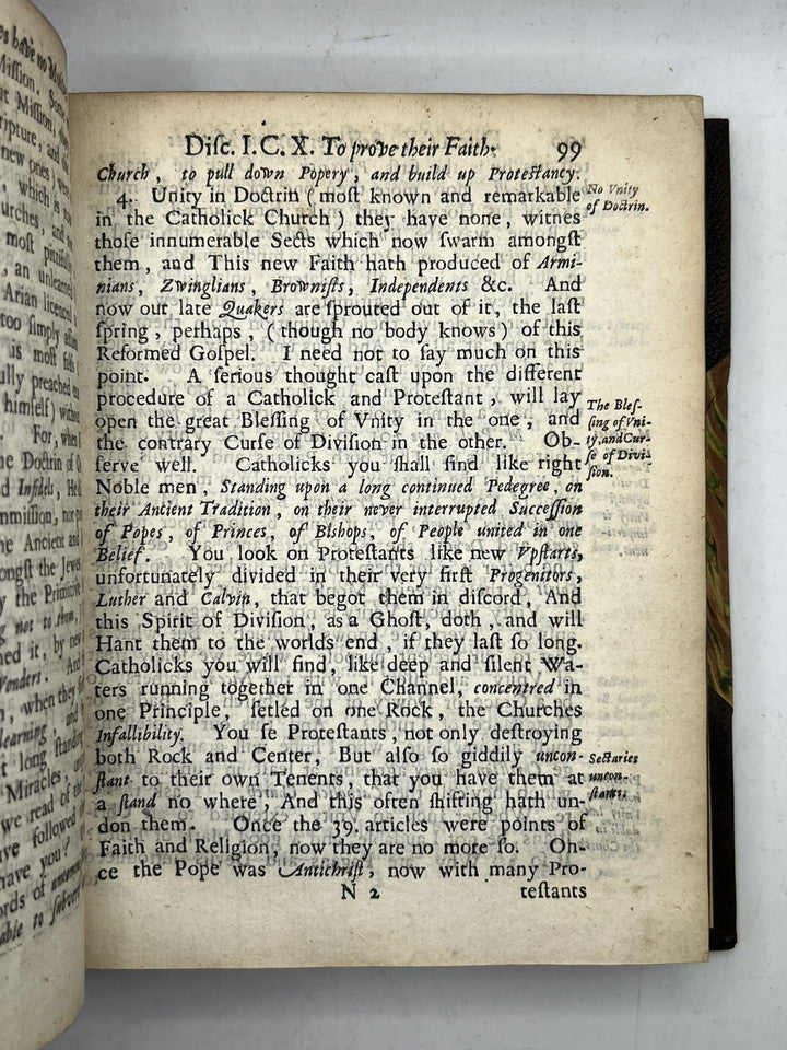 Protestancy Without Principles by Edward Worsley 1668 First Edition