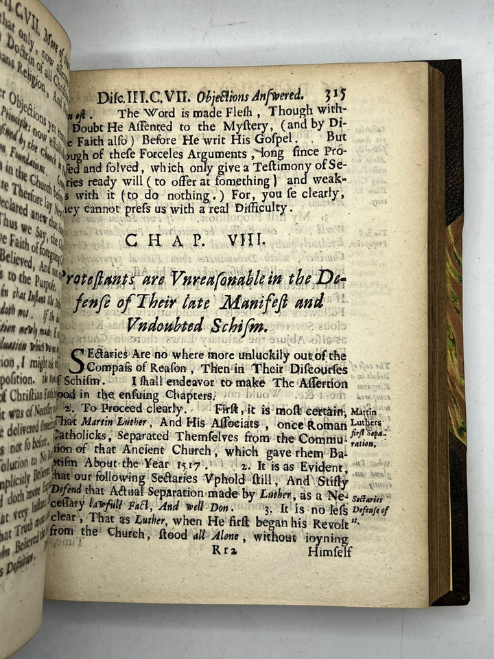 Protestancy Without Principles by Edward Worsley 1668 First Edition