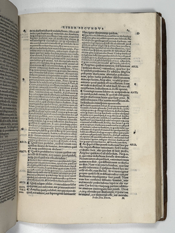 St Thomas Aquinas on Aristotle 1548 Post Incunable