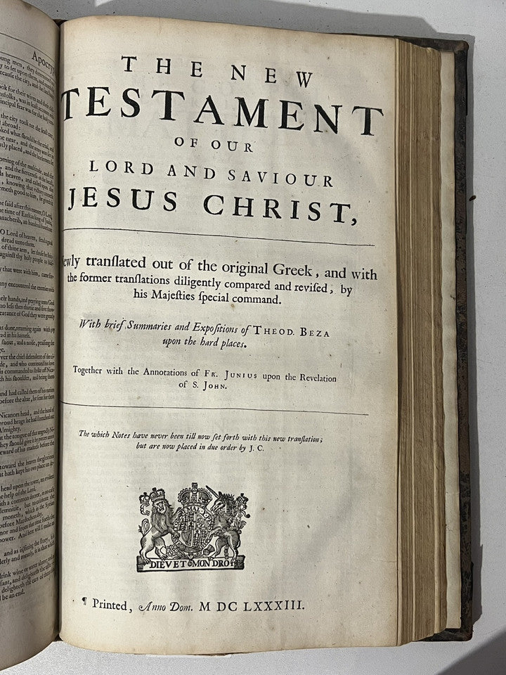 The King James Bible 1679