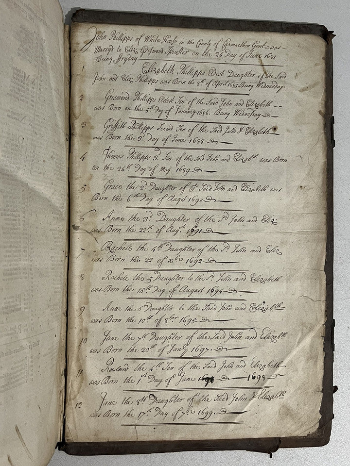 Antique King James Bible 1679-83