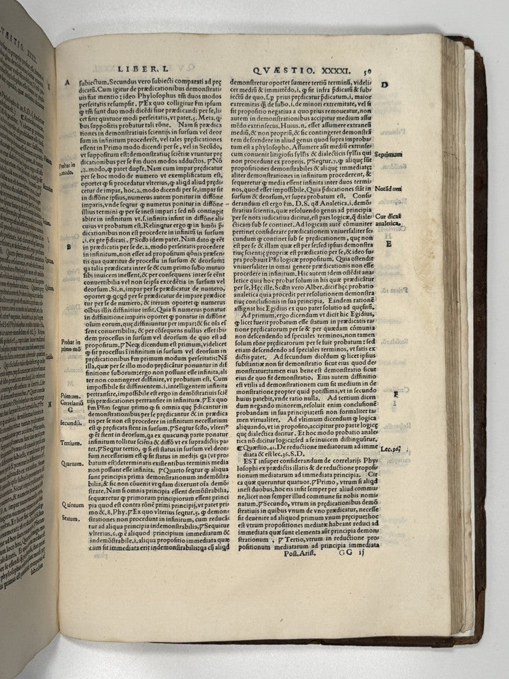 St Thomas Aquinas on Aristotle 1548 Post Incunable