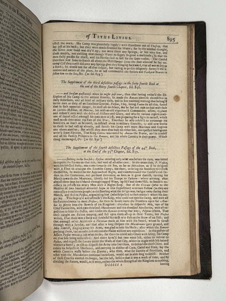 Livy's Roman History 1686