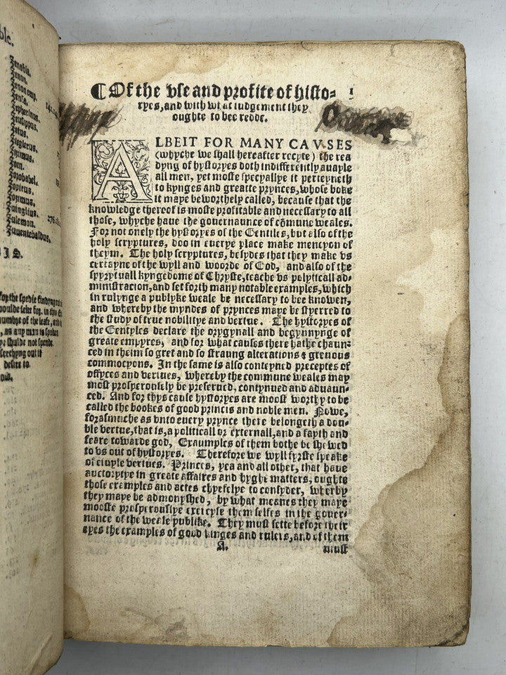 Thomas Lanquette's Epitome of Chronicles 1559