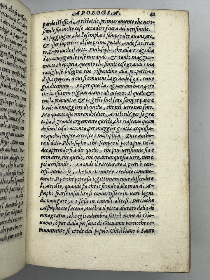 Orlando Furioso by Ludovico Ariosto 1549 Post-Incunable