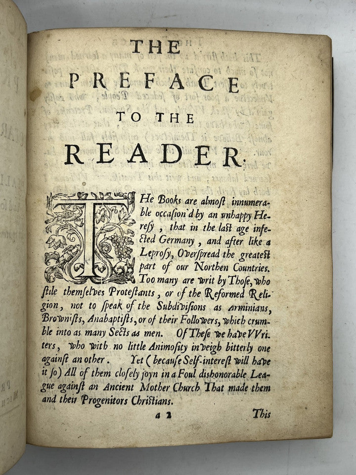 Protestancy Without Principles by Edward Worsley 1668 First Edition