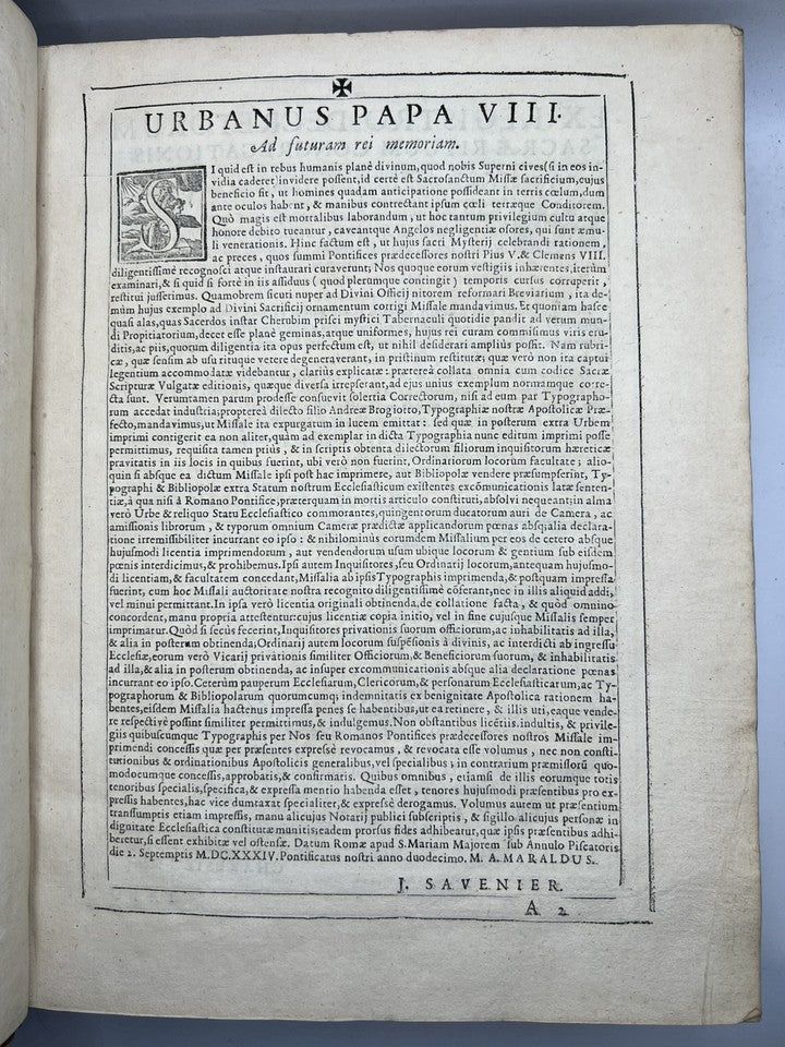 Missale Romanum 1730
