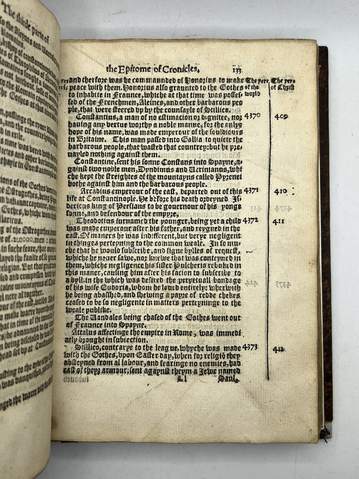 Thomas Lanquette's Epitome of Chronicles 1559