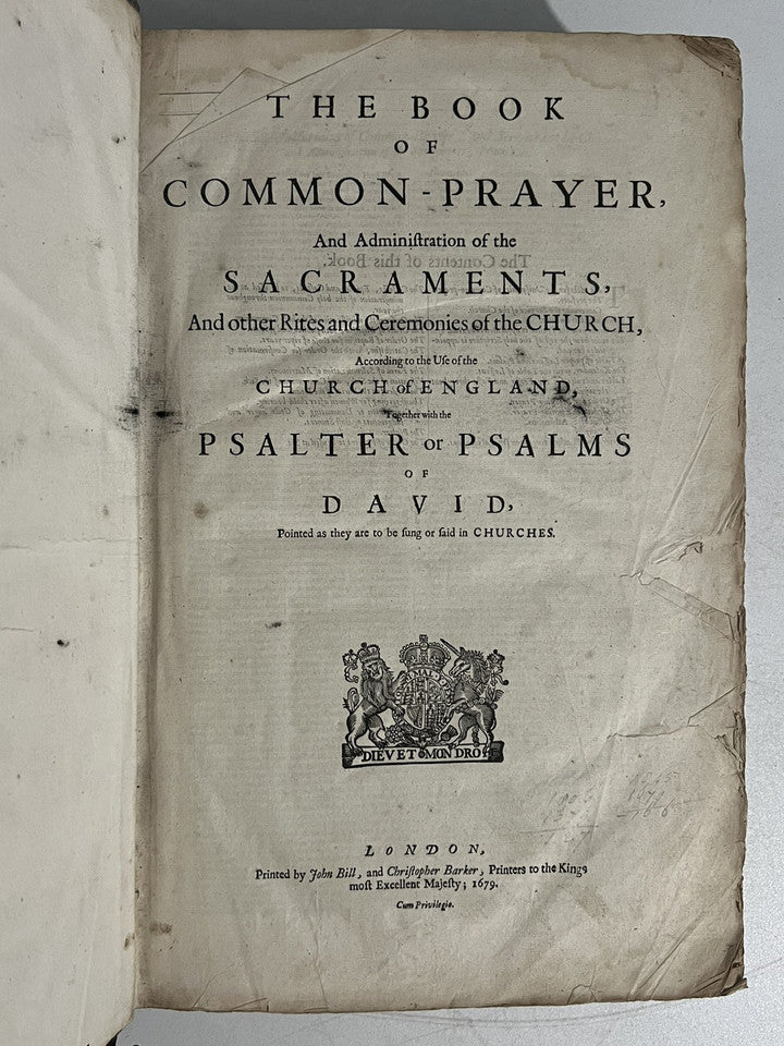 Antique King James Bible 1679-83