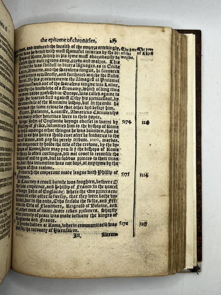 Thomas Lanquette's Epitome of Chronicles 1559