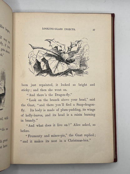 Alice's Adventures in Wonderland 1866 & Through the Looking Glass 1872; Fine First Editions in Original Cloth