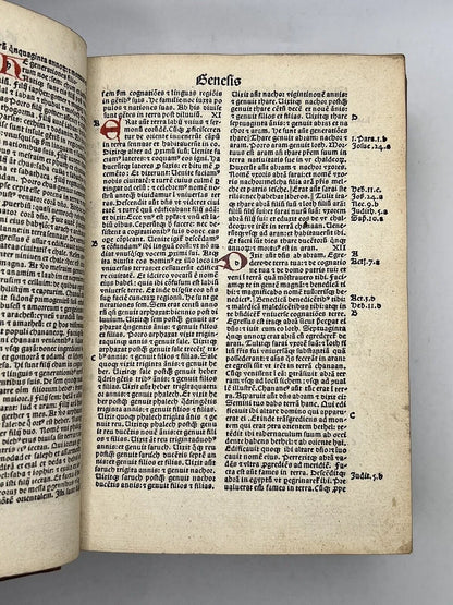 Biblia Latina 1495 Johannes Froben Incunable Printing