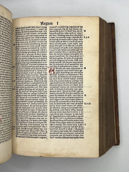 Biblia Latina 1495 Johannes Froben Incunable Printing