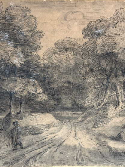 Country Road with Figures by Thomas Gainsborough