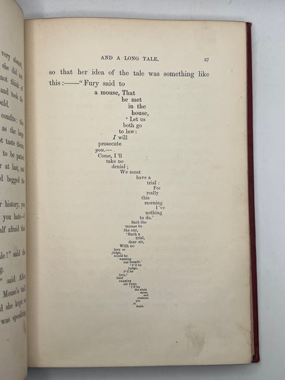 Alice's Adventures in Wonderland 1866 & Through the Looking Glass 1872; Fine First Editions in Original Cloth