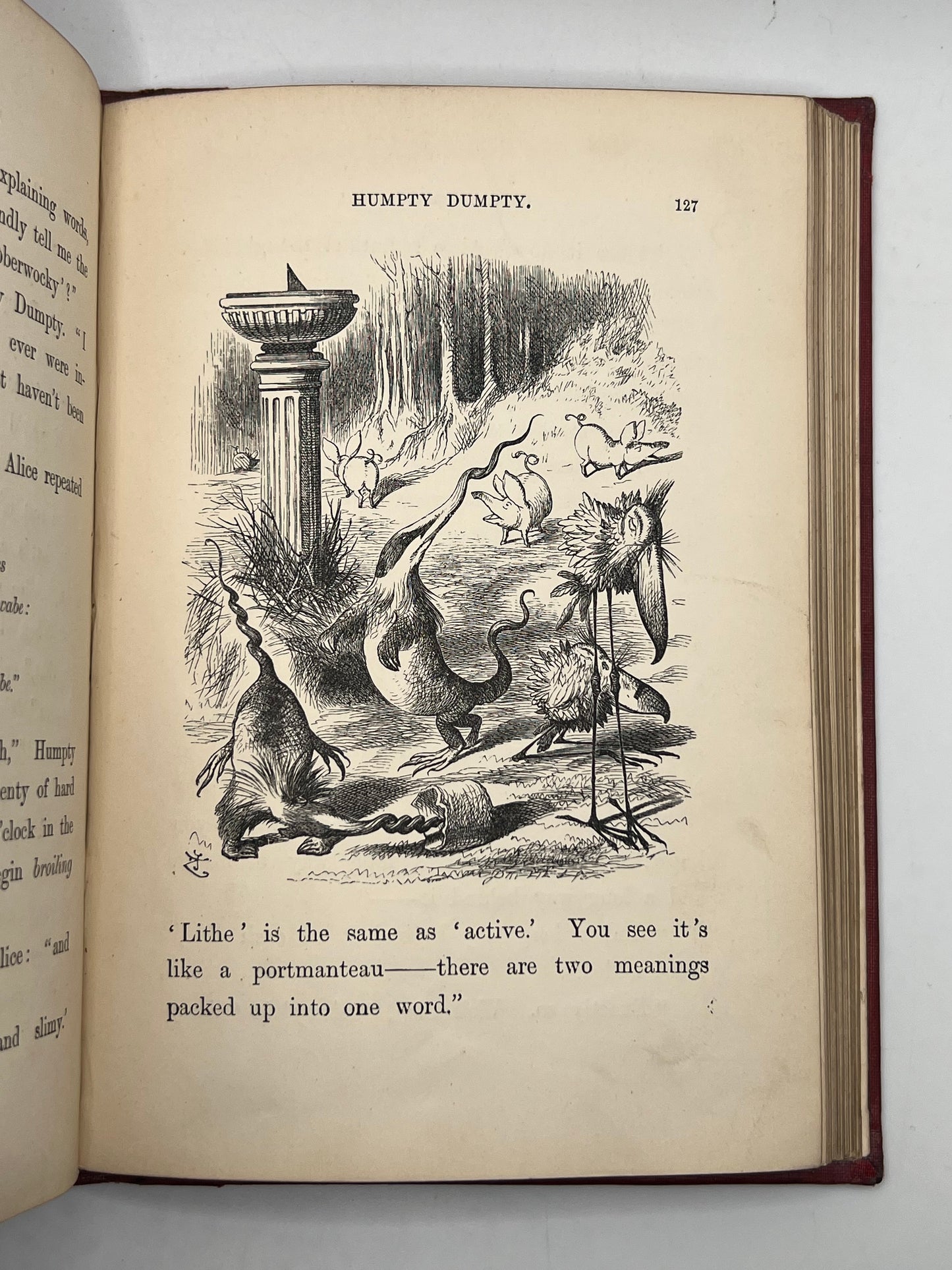 Alice's Adventures in Wonderland 1866 & Through the Looking Glass 1872; Fine First Editions in Original Cloth