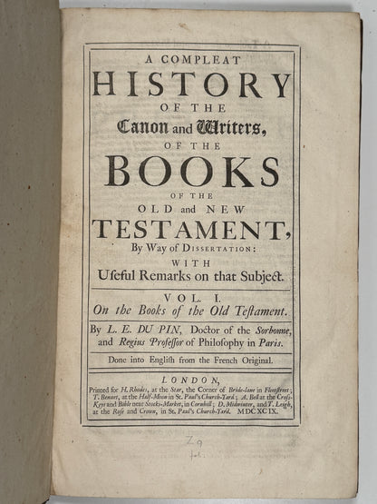 The History of Christianity 1693-1710