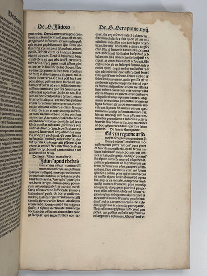 The Koberger St. Jerome of 1478 - A Wide Margined Copy with Early English Provenance