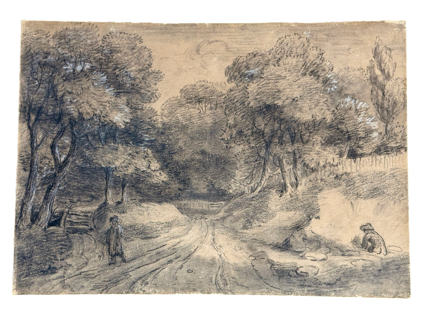 Country Road with Figures by Thomas Gainsborough