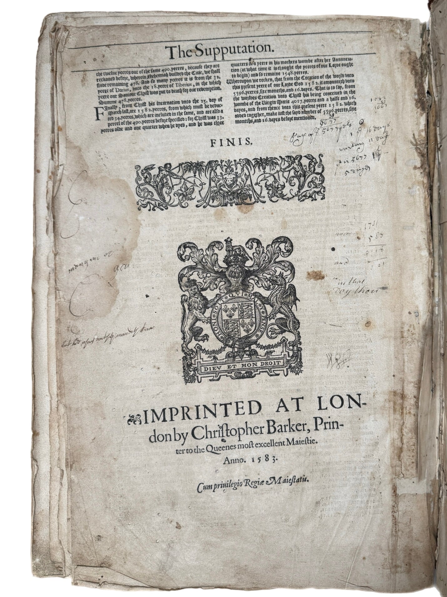 The Grand Noble Geneva Bible 1583: Possibly Associated with a Translator of the Geneva Bible