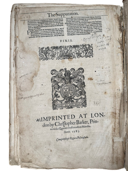 The Grand Noble Geneva Bible 1583: Possibly Associated with a Translator of the Geneva Bible